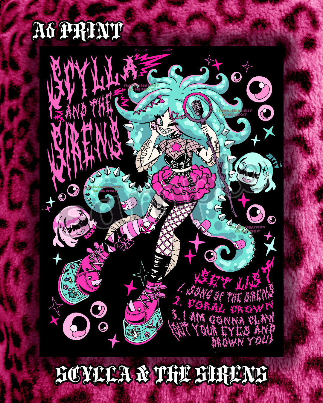 Scylla & The Sirens Fanart Print