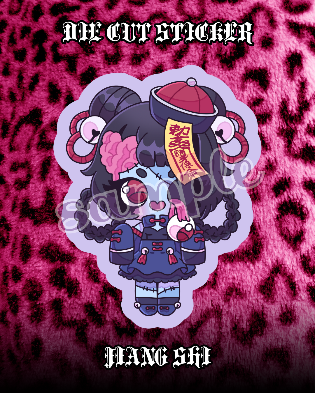 Jiang Shi Diecut Sticker