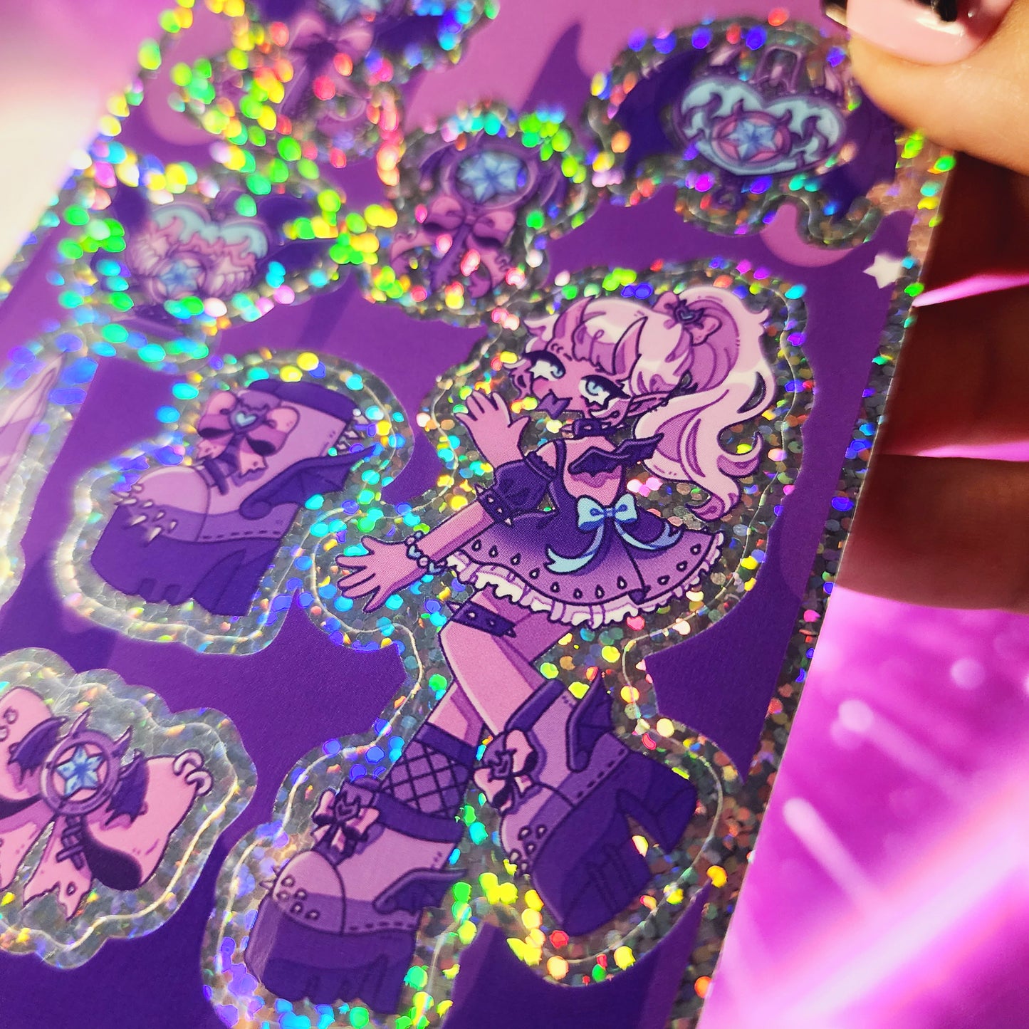 Magical Demon Girls Sticker Sheet