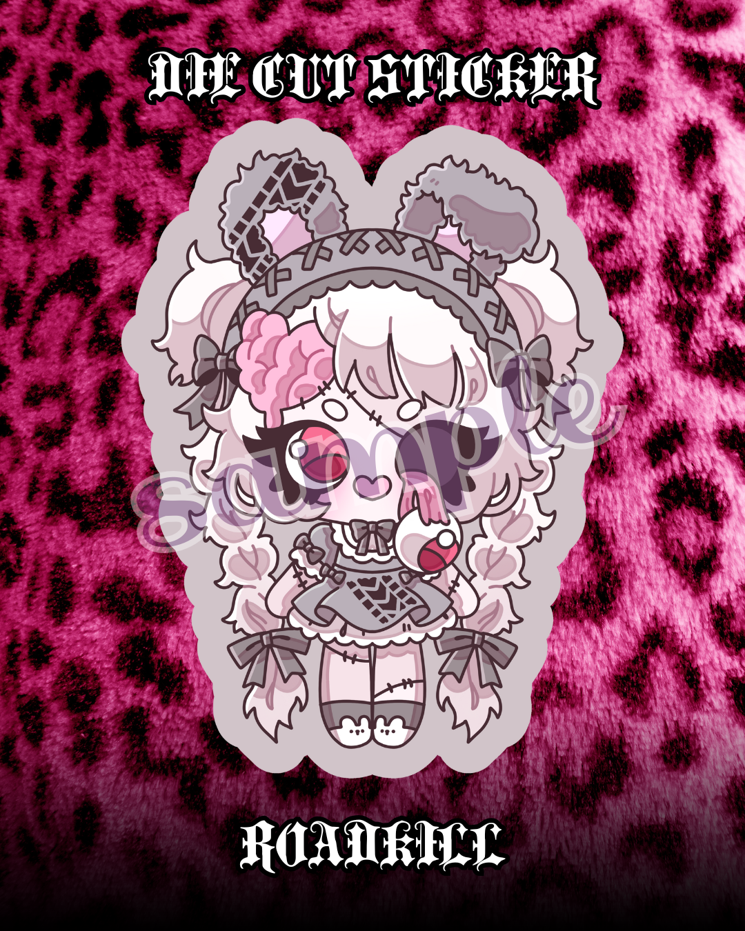 Roadkill Waterproof Diecut Sticker
