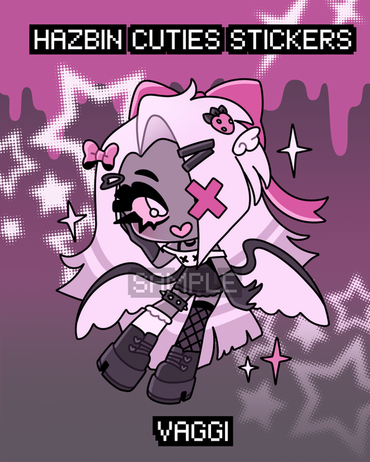 HAZBIN CUTIES - Vaggi Die Cut Sticker