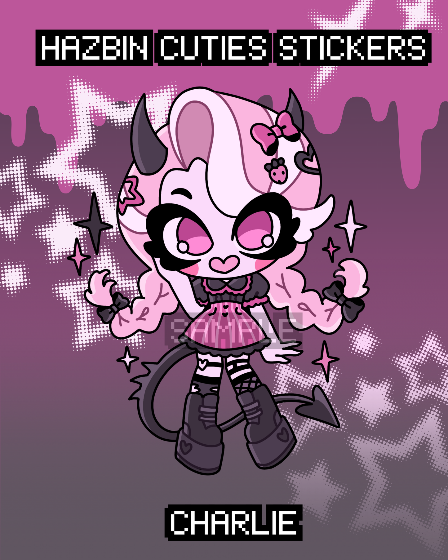 HAZBIN CUTIES - Charlie Die Cut Sticker