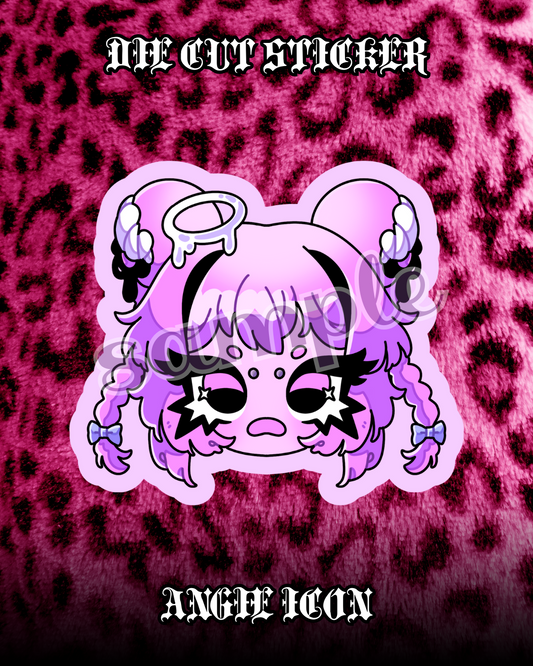 Angie Icon Waterproof Diecut Sticker