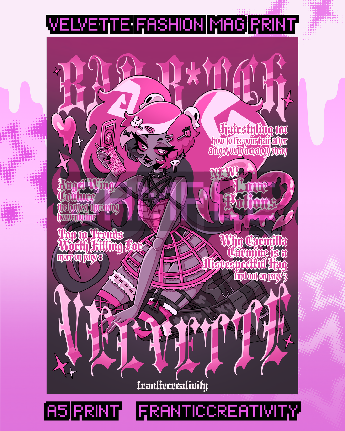 Velvette - Fashion Mag Print