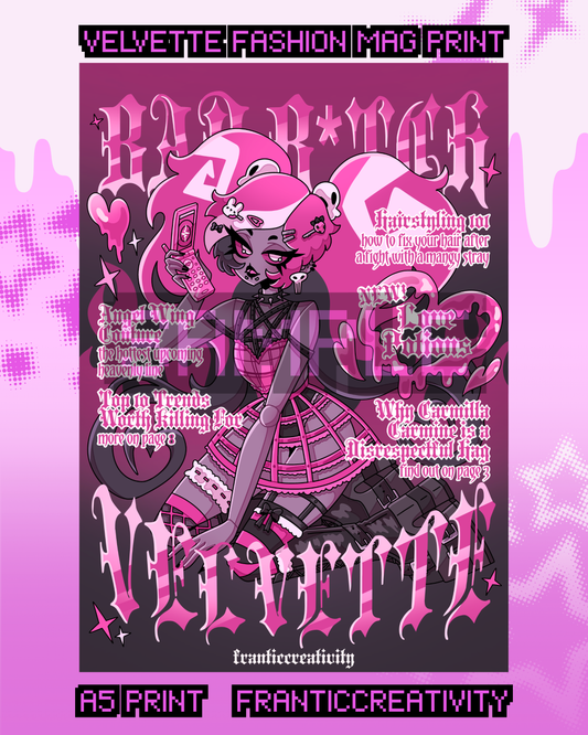 Velvette - Fashion Mag Print