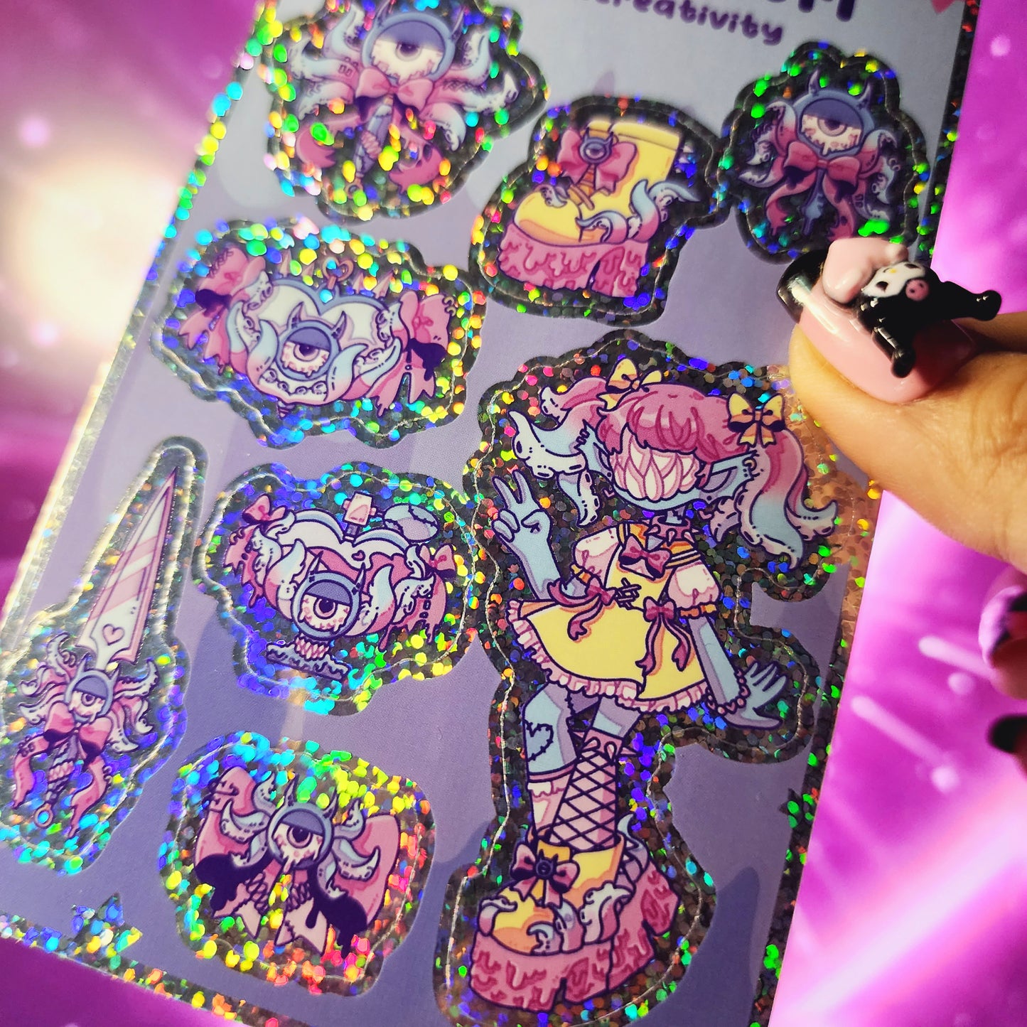 Magical Monster Girls Sticker Sheet