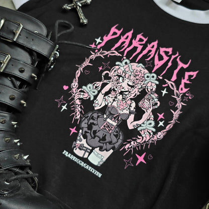 Parasite Acid Crop Top