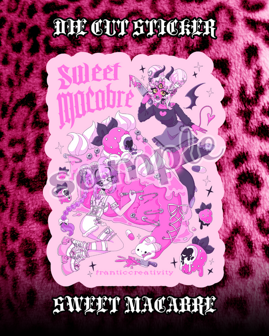 Sweet Macabre Waterproof Diecut Sticker