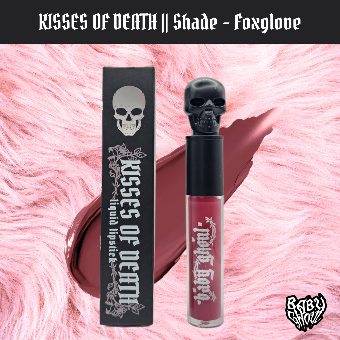 Kisses of Death Liquid Lipstick - Foxglove