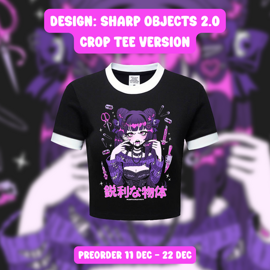 SHARP OBJECTS 2.0 CROPPED TEE (PREORDER)