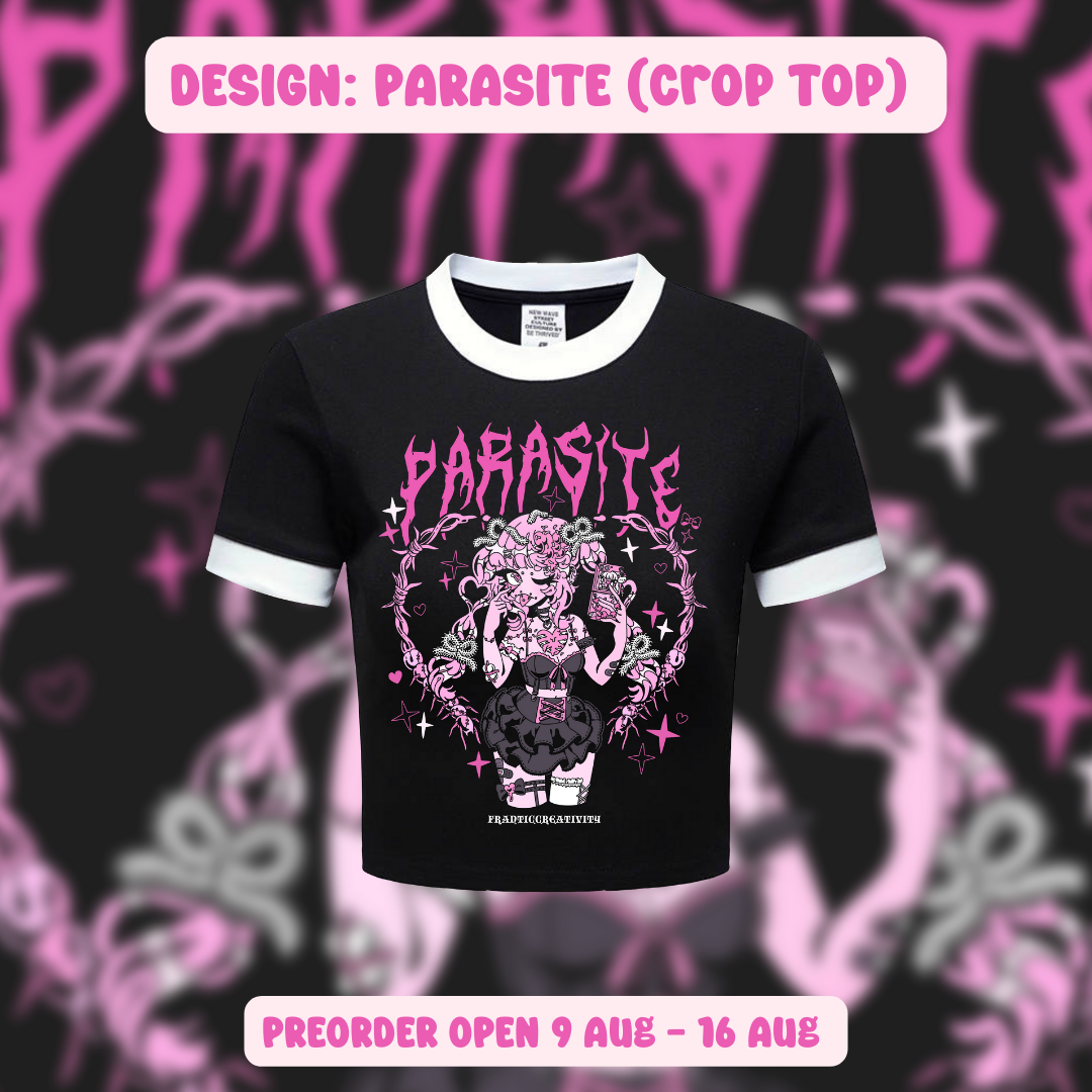 Parasite Acid Crop Top