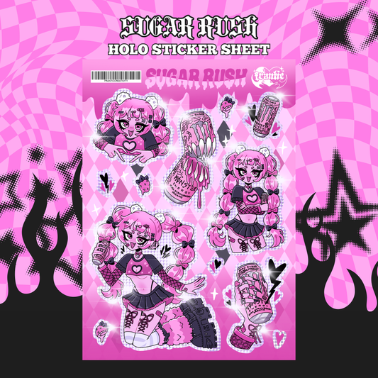 SUGAR RUSH - HOLO STICKER SHEET
