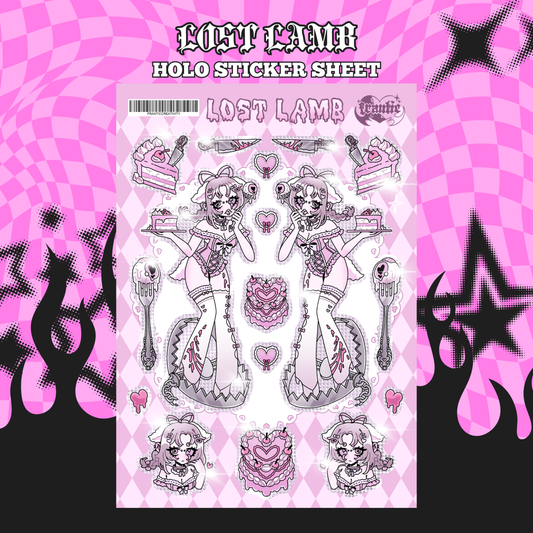 LOST LAMB - HOLO STICKER SHEET