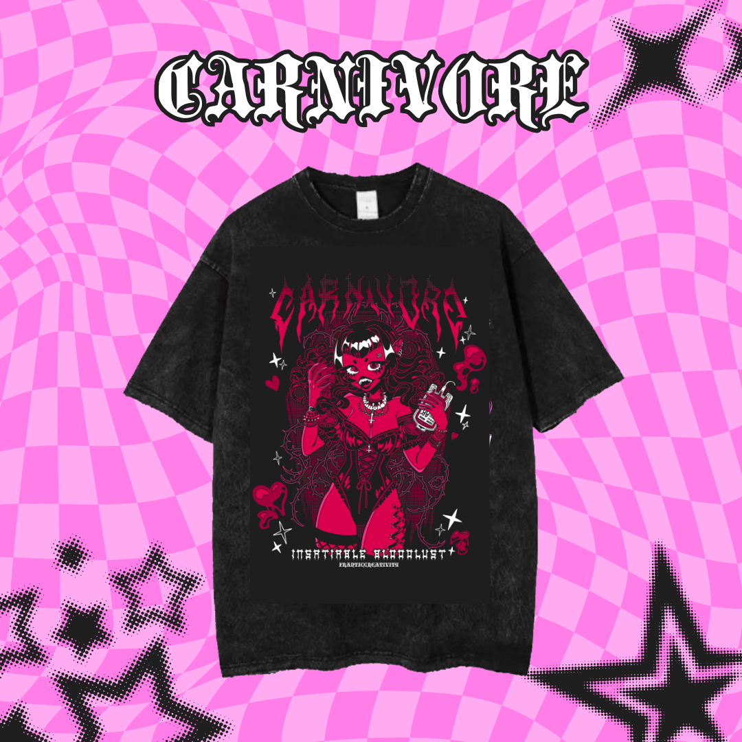 Carnivore Acid Wash Tee