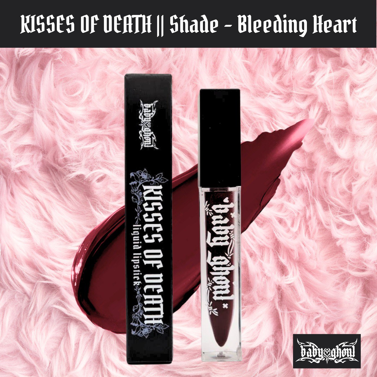 Kisses of Death Liquid Lipstick - Bleeding Heart